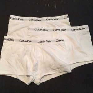 2 Calvin Klein Cotton Stretch Trunk Medium New
